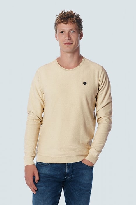 PULLOVER CREWNECK JACQUARD WITH CONTRAST COLOUR INSIDE LIGHT 1