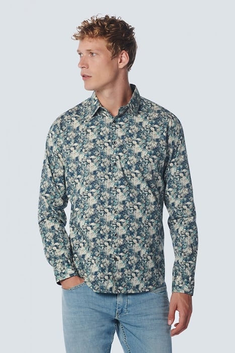 SHIRT STRETCH ALLOVER PRINTED STEEL 1