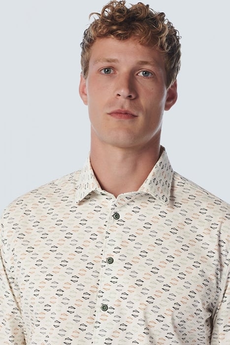 SHIRT STRETCH ALLOVER PRINTED LIGHT SEAGREEN 6