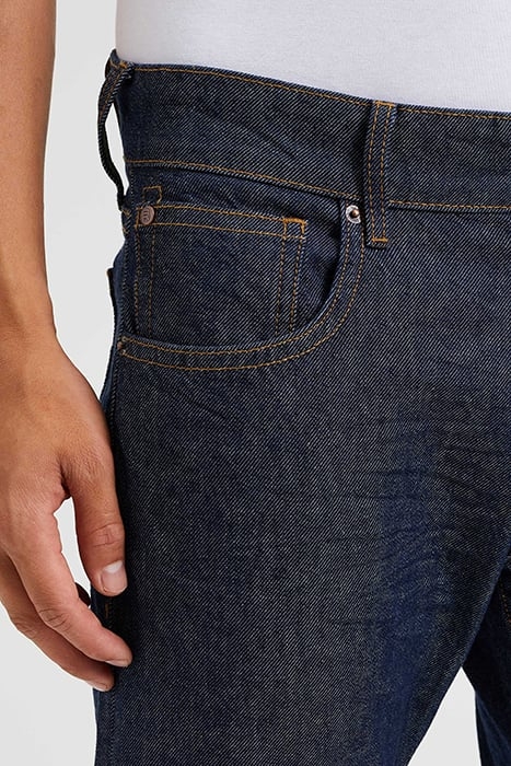 5POCKET MID WAIST DARK BLUE 6
