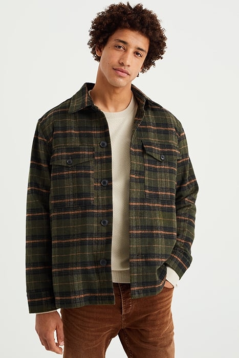 JACKET LONG LENGTH OLIVE GREEN 1