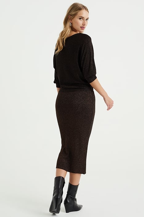 DRESS MID LENGTH BLACK 2