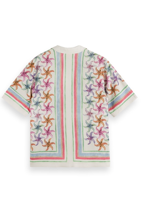 SHORT SLEEVE SHIRT WITH BANDANA PRINT SOFT ICE 2