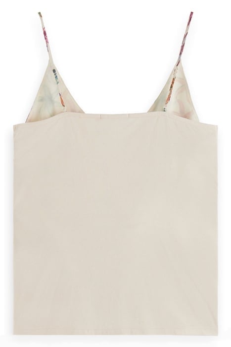 CAMISOLE WOVEN FRONT JERSEY BACK STARFISH 2