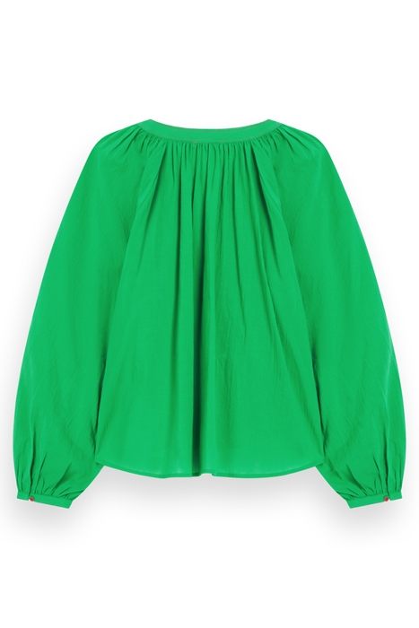 BALLOON SLEEVE TOP SCUBA GREEN 5