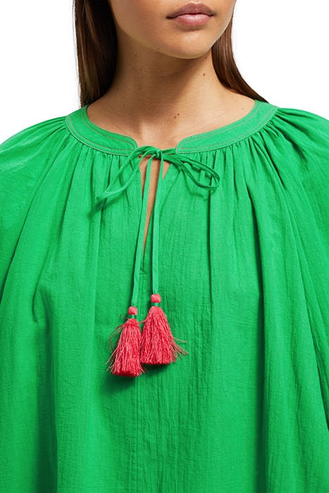 BALLOON SLEEVE TOP SCUBA GREEN 6