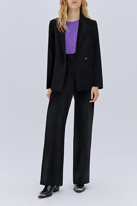 BLACK DANDY FLOWING TROUSERS 3