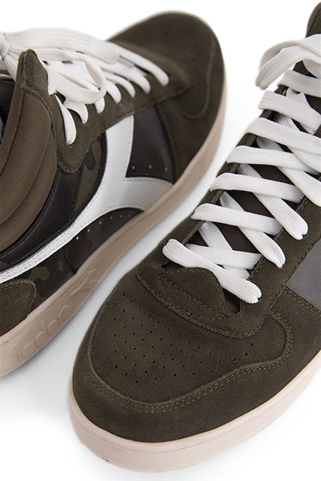 UNISEX KHAKI & CAMOUFLAGE LEATHER IKKS X DIADORA TRAINERS 7