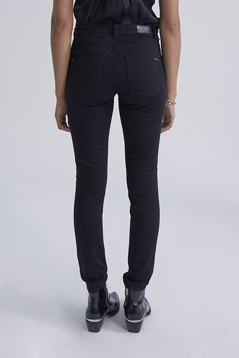 BLACK SCULPT-UP SLIM JEANS WITH STUDS DOWN SIDES 2