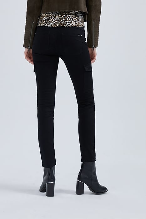 BLACK COMBAT SCULPT-UP SLIM JEANS 2