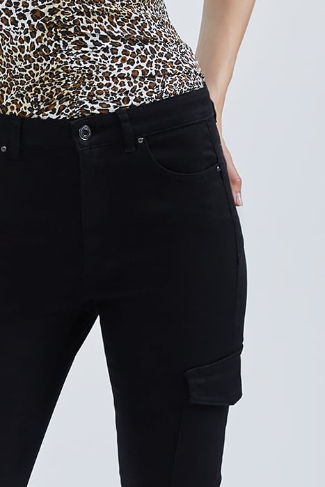 BLACK COMBAT SCULPT-UP SLIM JEANS 5