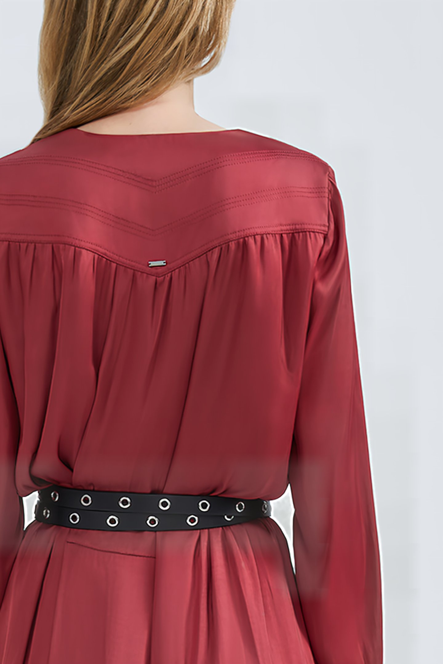 CAMELIA JAPANESE POLYESTER LONG DRESS 6