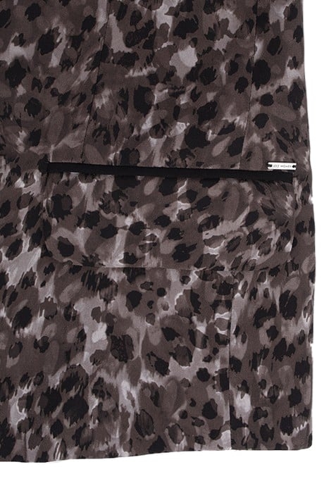 GREY RECYCLED LEOPARD ROCK PRINT JACKET 4