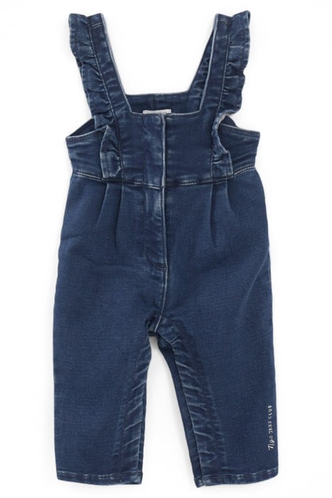 BABY GIRLS’ DENIM DUNGAREES & T-SHIRT OUTFIT 5