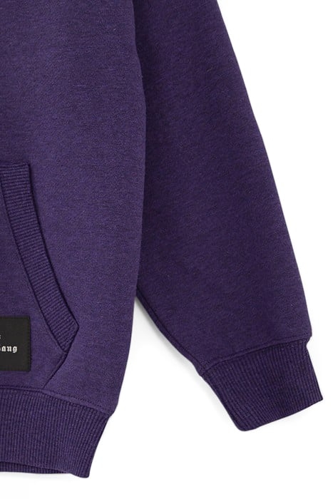 BOYS’ VIOLET EMBROIDERED SWEATSHIRT FABRIC HOODED CARDIGAN 5