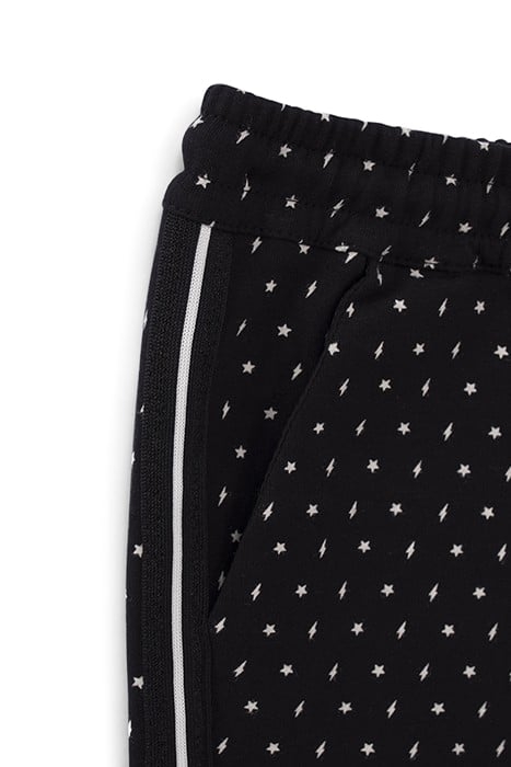 GIRLS’ BLACK JOGGERS WITH LIGHTNING STAR PRINT 5