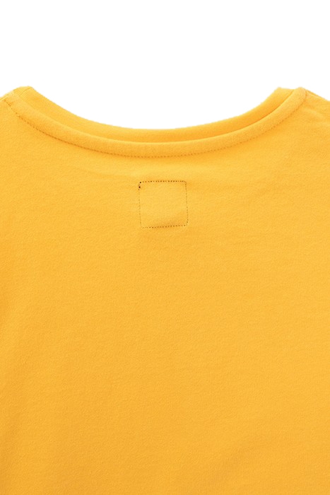 BOYS’ YELLOW LETTER MARKING ORGANIC COTTON T-SHIRT 5