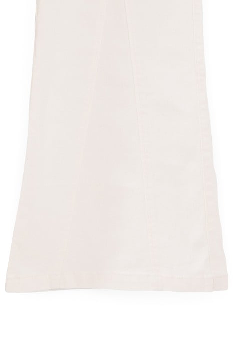 GIRLS’ WHITE WIDE-LEG MOM JEANS 4