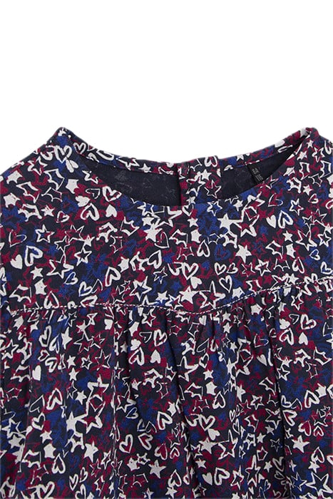 GIRLS’ NAVY STAR AND HEART PRINT T-SHIRT 3
