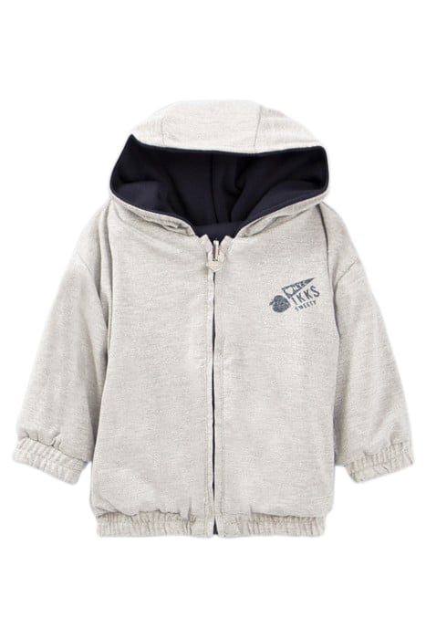BABY GIRLS’ GREY LUREX/NAVY CARDIGAN 3