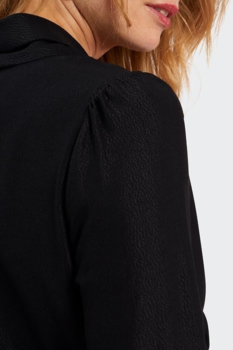 BLACK SHAWL COLLAR BLOUSE 6