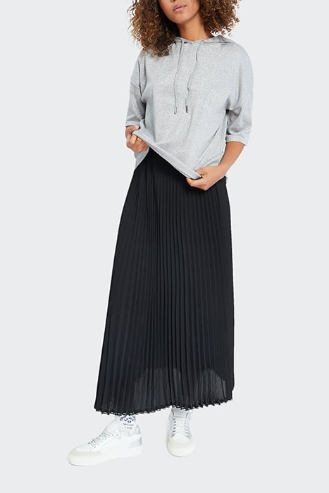 SILVER KNIT HOODED TOP 3