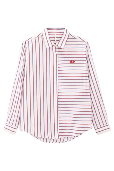 OFF-WHITE SHIRT WITH TWO-TONE STRIPES 4