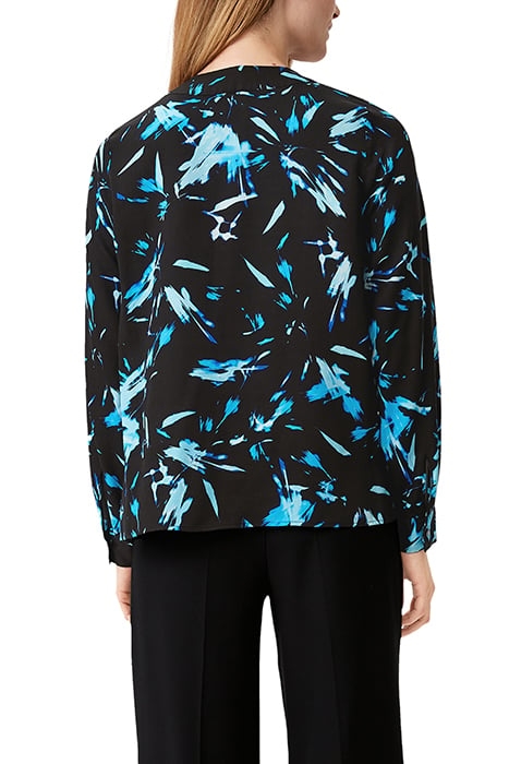 COMMA BLOUSES GREY/BLACK 2