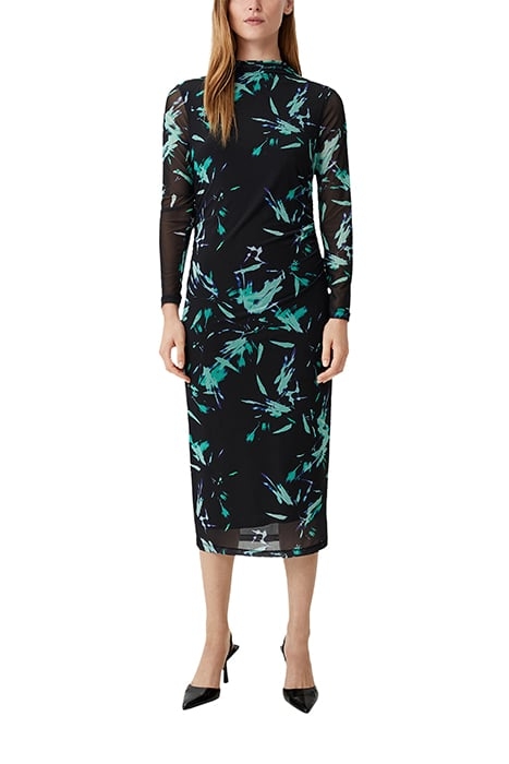 COMMA DRESSES GREY/BLACK 1