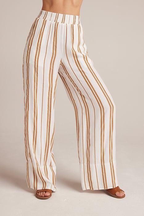WIDE LEG REDWOOD STRIPE 1