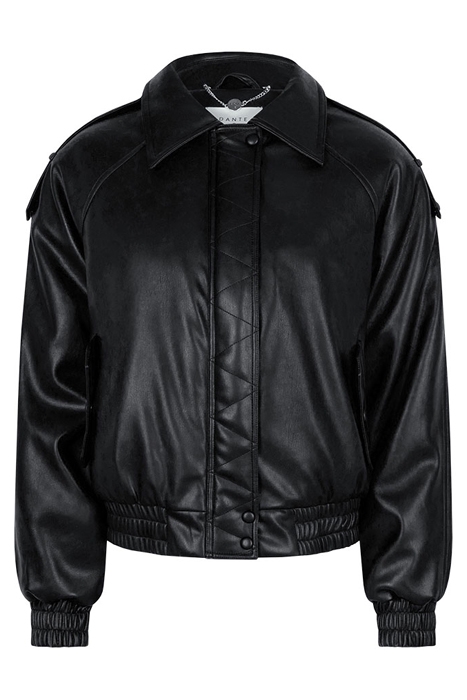 ELVIS FAUX BOMBER JACKET RAVEN 3