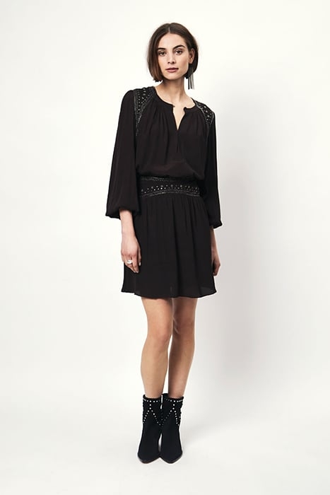 ZVI EMBELLISHED BLOUSE DARK GRAPE 1