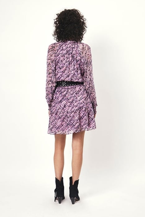 EMERALD RUFFLE DRESS MULTICOLOUR 2