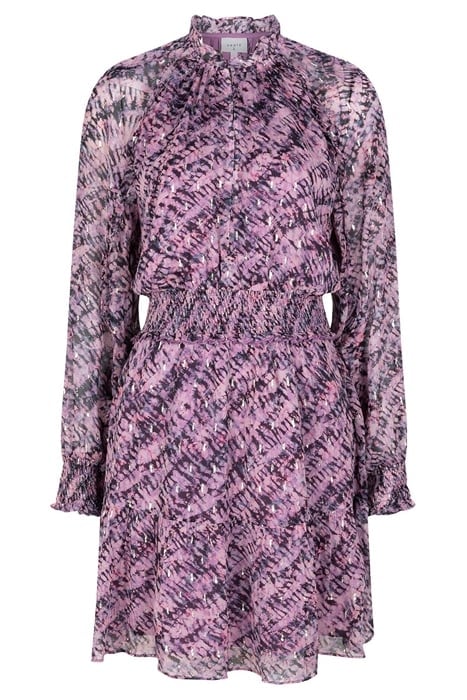 EMERALD RUFFLE DRESS MULTICOLOUR 3