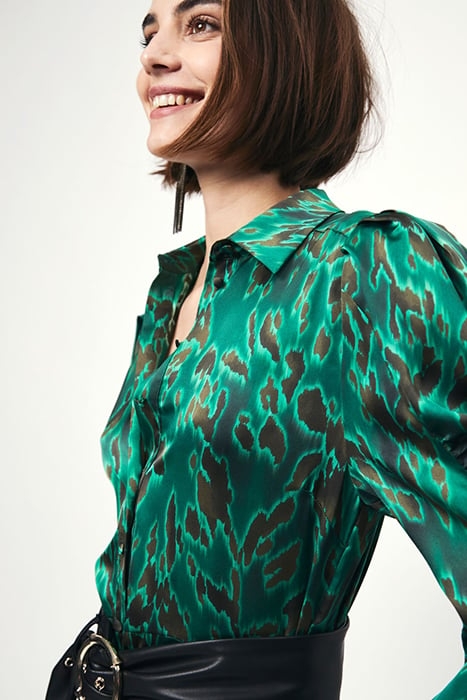 MOON PRINTED SHIRT DRESS MULTICOLOUR 5