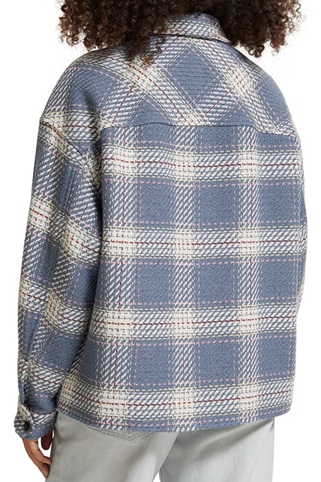 LIGHTWEIGHT CHECK OVERSHIRT BLUE MULTICOLOUR CHECK 2