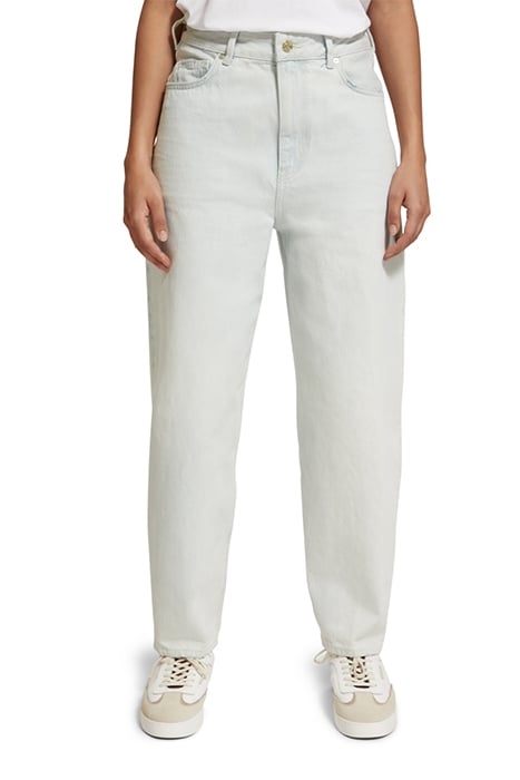 THE TIDE HIGH RISE BALLOON FIT JEANS – ROYAL BLUE 1