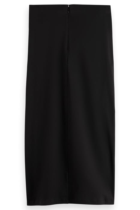 SKIRT WITH DRAPE DETAIL EVENING BLACK 2