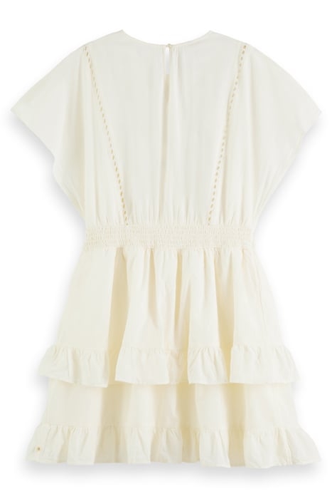 MINI DRESS WITH BRODERIE ANGLAISE SOFT ICE 5