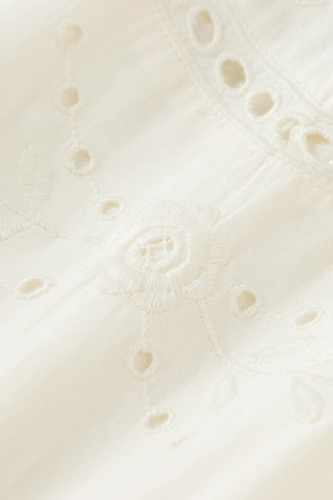 MINI DRESS WITH BRODERIE ANGLAISE SOFT ICE 8