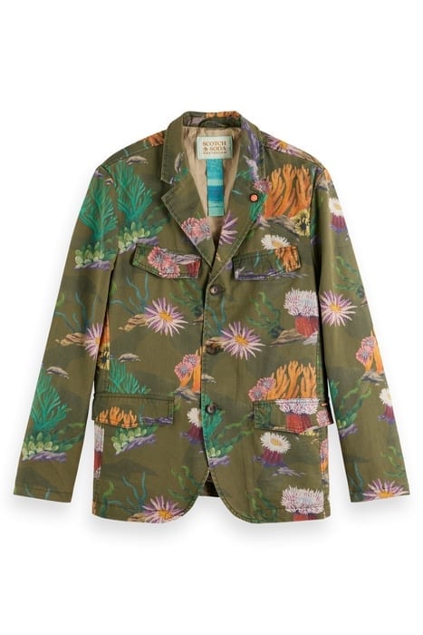 ALLOVER PRINTED TWILL SAFARI B CAMO CORAL AOP 1