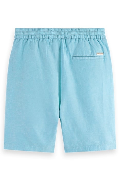 FAVE- COTTON/LINEN TWILL BERMU BLUE LAGOON 5