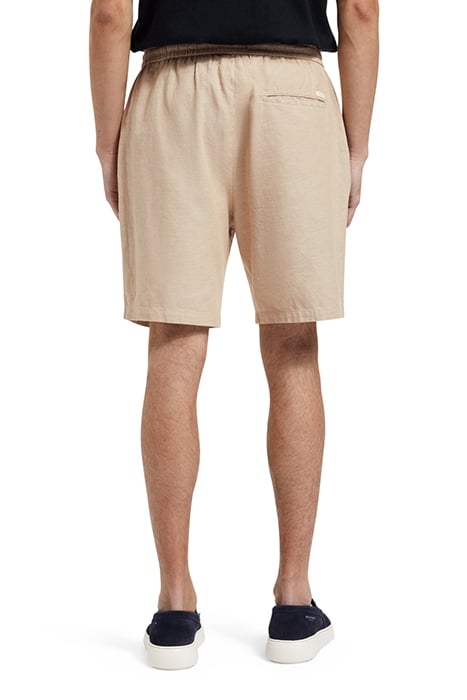 FAVE- COTTON/LINEN TWILL BERMU SEASTONE 2