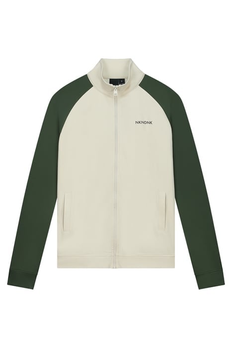 COLORBLOCK TRACKJACKET HUNTER GREEN 1