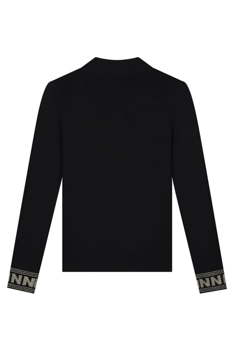 JOLIE LUREX TOP BLACK 2