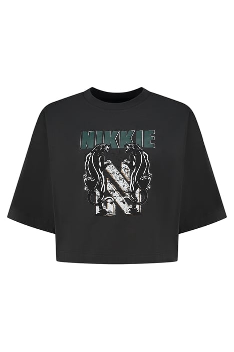 NIKKIE PANTHER T-SHIRT PIRATE BLACK 1