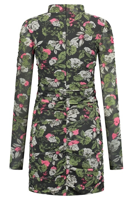 MESH DRESS ARMY GREEN 2