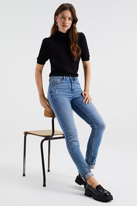 5-POCKET HIGH RISE BLUE 6