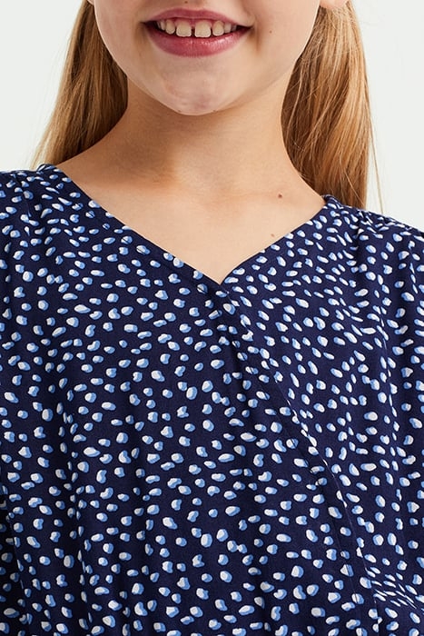 DRESS MID LENGTH BLUE 5