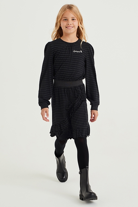 DRESS MID LENGTH BLACK 2